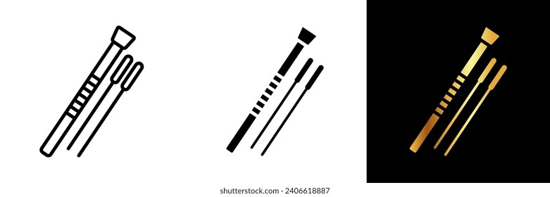 Immerse your designs in the historical precision of the Aztec Blowgun icon. This symbolic representation of an ancient hunting tool captures the essence of stealth and accuracy.