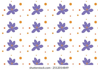 Immerse yourself in the beauty of nature with this seamless floral pattern vector file. Skilfully crafted by a talented designer, it boasts a design template filled with blossoming flowers. Ideal for 