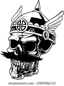 Immerse yourself in the enigmatic world of Premium Demon Skull Vectors in white and black. Each intricately crafted vector showcases the haunting beauty of demon skulls with a monochrome twist.