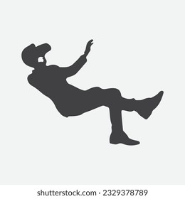 Immerse Yourself in the Futuristic World, Silhouettes of Businessmen Enjoying Virtual Reality Glasses