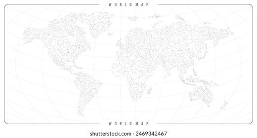 Immerse yourself in a sleek and modern world map background, designed with clean lines and minimalist elegance

