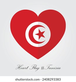 Immerse yourself in a symphony of national pride with our exquisite perfect heart-shaped country flag vector design.