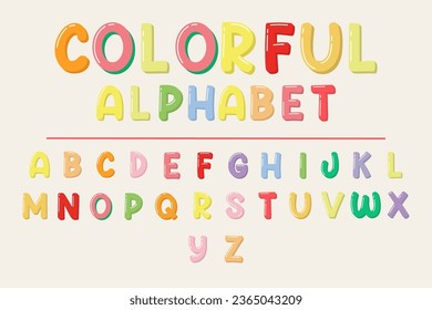 Immerse yourself in the world of creativity with our Colorful Alphabet Vector Collection. These captivating illustrations offer a burst of color and style, making them the perfect choice for enhancing
