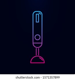 Immersion blender nolan icon. Simple thin line, outline vector of kitchen icons for ui and ux, website or mobile application