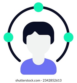 Icono de experiencia inmersiva para uiux, infografía, etc