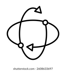 Immersive Experience Vector Line Icon Design