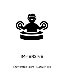 Immersive icon. Immersive symbol design from Artificial Intellegence collection.