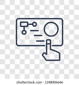 Immersive icon. Trendy linear Immersive logo concept on transparent background from Artificial Intellegence and Future Technology collection