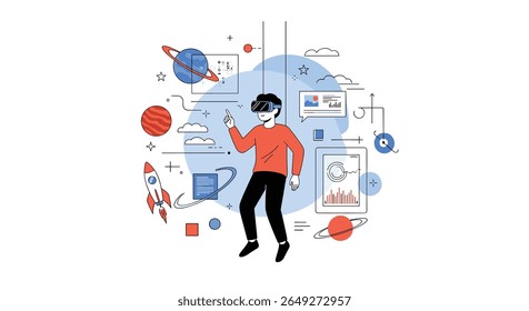 Immersive Virtual Reality Experience Connecting People to Digital Worlds and Inspiring New Possibilities for Future Innovation and Exploration