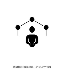 immersivee experience concept line icon. Simple element illustration. immersivee experience concept outline symbol design.