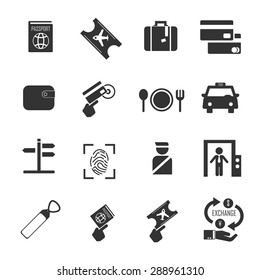 Immigration Icon Set