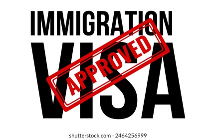 immigration visa with approved stamp