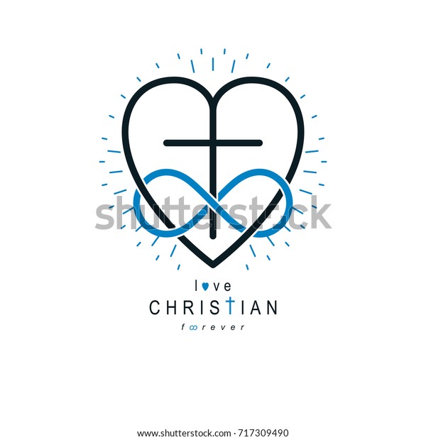 Immortal Love God Conceptual Symbol Combined Stock Vector (Royalty Free ...