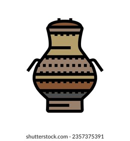 immortality elixir taoism color icon vector. immortality elixir taoism sign. isolated symbol illustration