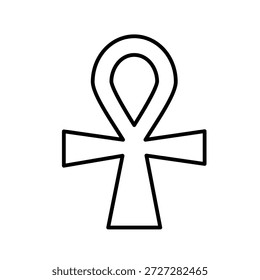 Immortality Outline Icon Vector Illustration