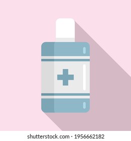 Immune antiseptic icon. Flat illustration of Immune antiseptic vector icon for web design