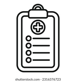Immune board icon outline vector. System health. Body inspection
