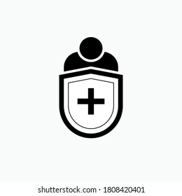 Immune Icon. Herd Immunity Symbol - Vector.