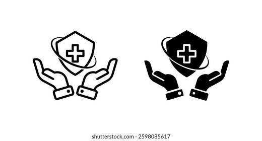 Immune icon set. for mobile concept and web design on white background