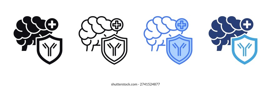 Immune Memory icon sheet multiple style collection