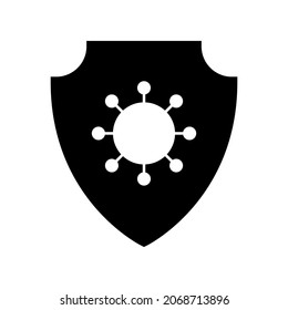 Immune shield icon for apps and web sites