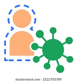 Immune System Icon, Body Immune protection