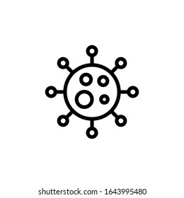 Immune System Icon Vector In Linear, Outline Style Isolated On White Background