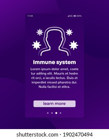 immune system and immunity mobile banner