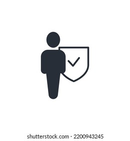 Immune System Line Icon. Simple Element Illustration. Immune System Concept Outline Symbol Design.