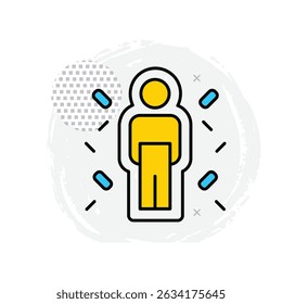Immune System Vector Icon Illustrating Health Protection