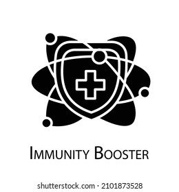 Immunity Booster Icon.  Immune Icon For Healthcare.