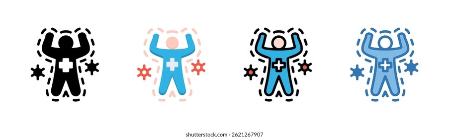 Immunity Icon Element For Design