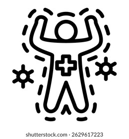 Immunity Icon Element For Design