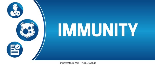Immunity Illustration Background Design with Virus