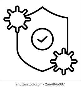 Illustrationsvektor für das Symbol "Störfestigkeit - Gliederung"