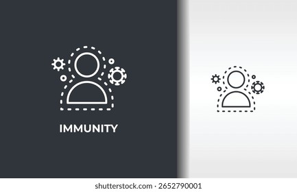 Vector De Inmunidad, Icono O Logotipo Signo Ilustración De Símbolo Aislado
