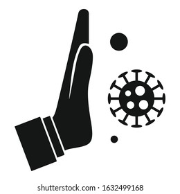 Immunization icon. Simple illustration of immunization vector icon for web design isolated on white background