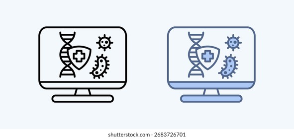 Immunoinformatics Multiple Style Icon Collection