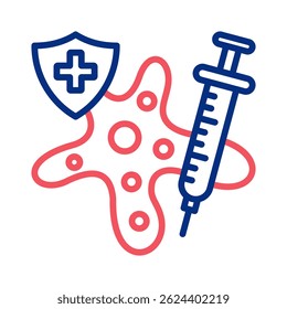 Imunoterapia Ícone Elemento Para Design