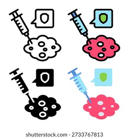 Immunotherapy Icon set collection � Complete icon pack collection for Diagnosis Cancer theme needs