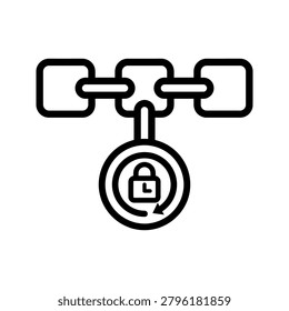 Immutable Ledger Seal Icon for Permanent Record