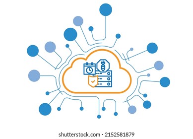 Immutable Retention Icon Vector Design