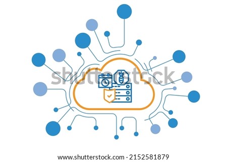 Immutable retention icon vector design