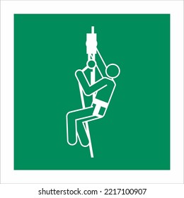 IMO SOLAS IMPA Sea Safety Sign Marking For Ship Boat Offshore Escape Route Descending Device