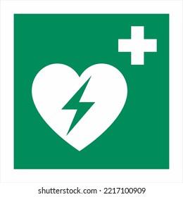 IMO SOLAS IMPA Sea Safety Sign Marking for Ship Boat Offshore Life Saving Appliances AED (heart defibrillator)