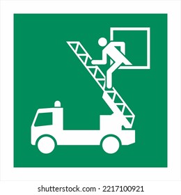 IMO SOLAS IMPA Sea Safety Sign Marking For Ship Boat Offshore Escape Route Rescue Window