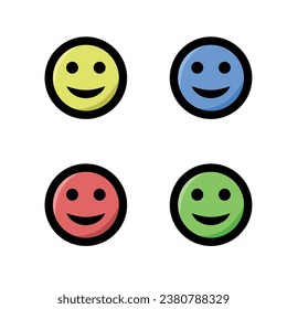 Imoji icon stock vector illustration