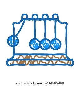 impact business ethics doodle icon sketch vector. impact business ethics sign. isolated symbol illustration