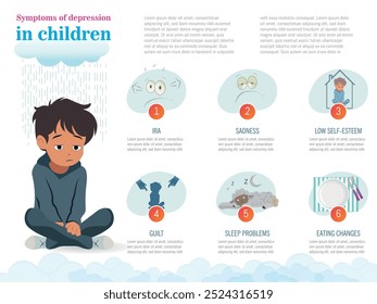 Impact of depression on daily life.Infographic detailing how depression affects various aspects of daily life, from isolation to decreased work performance.	