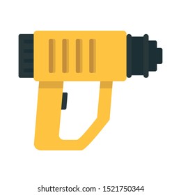 Impact drill icon. Flat illustration of impact drill vector icon for web design